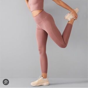 Girlfriend Collective Rose Pink Compression Leggings XS